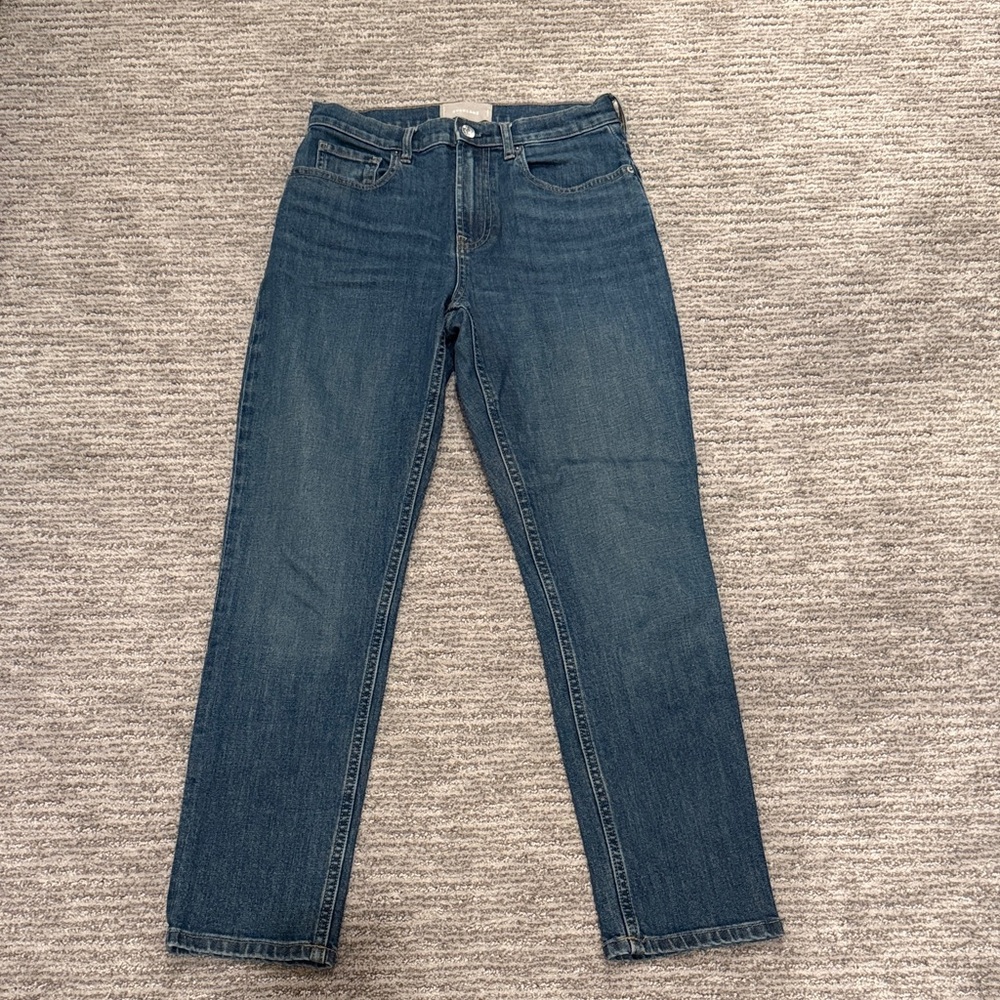 Everlane high waist straight jeans
